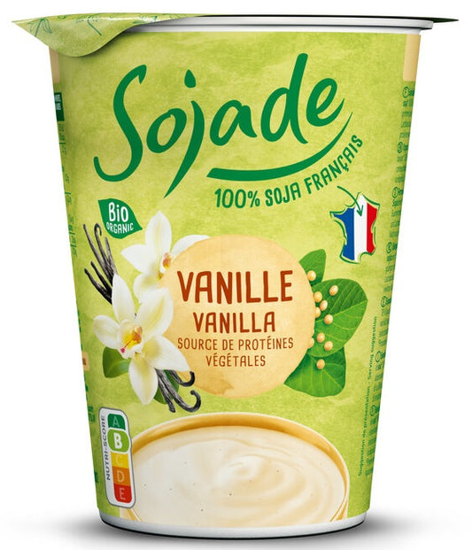 DESER SOJOWY O SMAKU WANILIOWYM BEZGLUTENOWY BIO 400 g - SOJADE