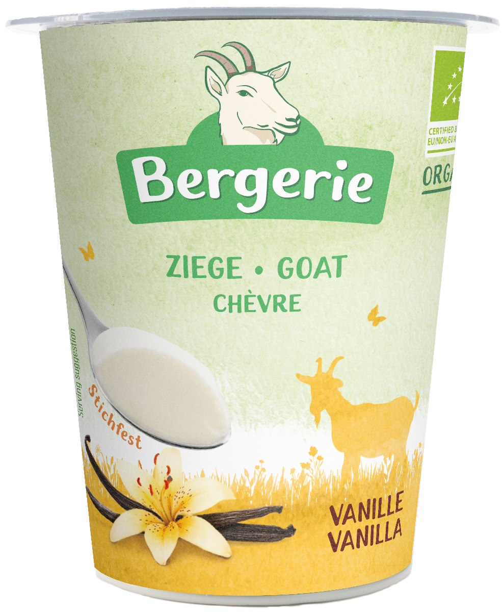 KOZI JOGURT O SMAKU WANILIOWYM BIO 125 g - BERGERIE