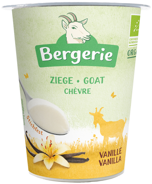 KOZI JOGURT O SMAKU WANILIOWYM BIO 125 g - BERGERIE