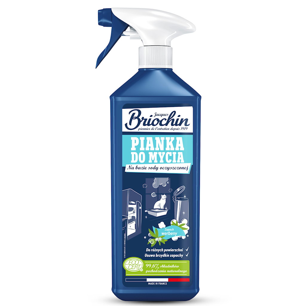 PIANKA CZYSZCZĄCA USUWAJĄCA ZAPACHY WERBENOWA W SPRAYU ECO 750 ml...