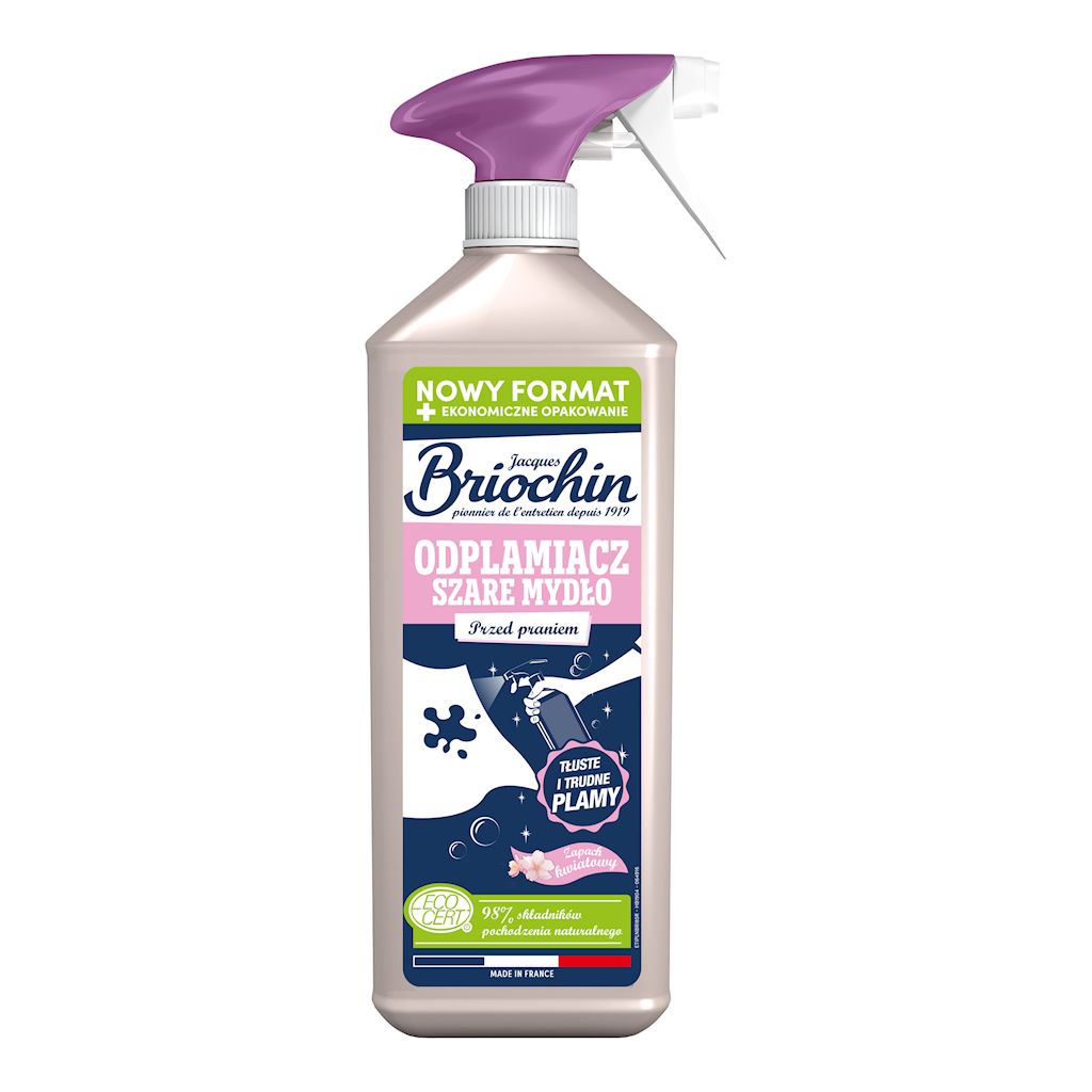 ODPLAMIACZ DO TKANIN NA BAZIE SZAREGO MYDŁA ECO 700 ml - BRIOCHIN