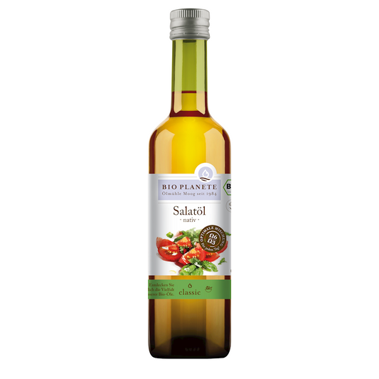OLEJ SAŁATKOWY TŁOCZONY NA ZIMNO OMEGA-3 BIO 500 ml - BIO PLANETE