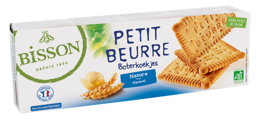HERBATNIKI MAŚLANE PETIT BEURRE BIO 150 g - BISSON