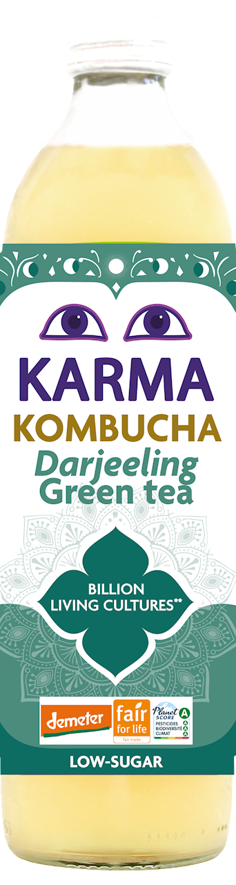 KOMBUCHA HERBATA ZIELONA DARJEELING NISKA ZAWARTOŚĆ CUKRÓW FAIR FOR...