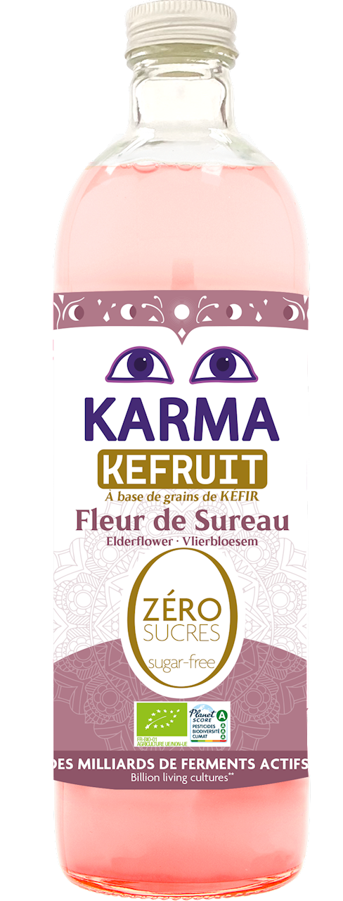 NAPÓJ PROBIOTYCZNY KEFRUIT KWIAT CZARNEGO BZU BEZ CUKRU FAIR FOR LIFE...
