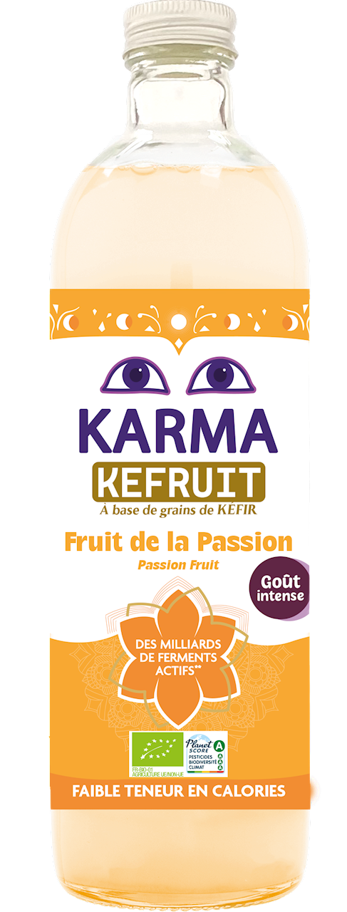 NAPÓJ PROBIOTYCZNY KEFRUIT MARAKUJA FAIR FOR LIFE BIO 750 ml - KARMA