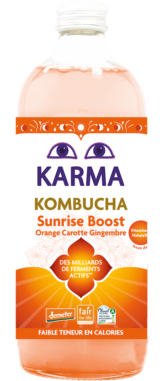 KOMBUCHA SUNRISE BOOST FAIR FOR LIFE DEMETER BIO 1 L - KARMA