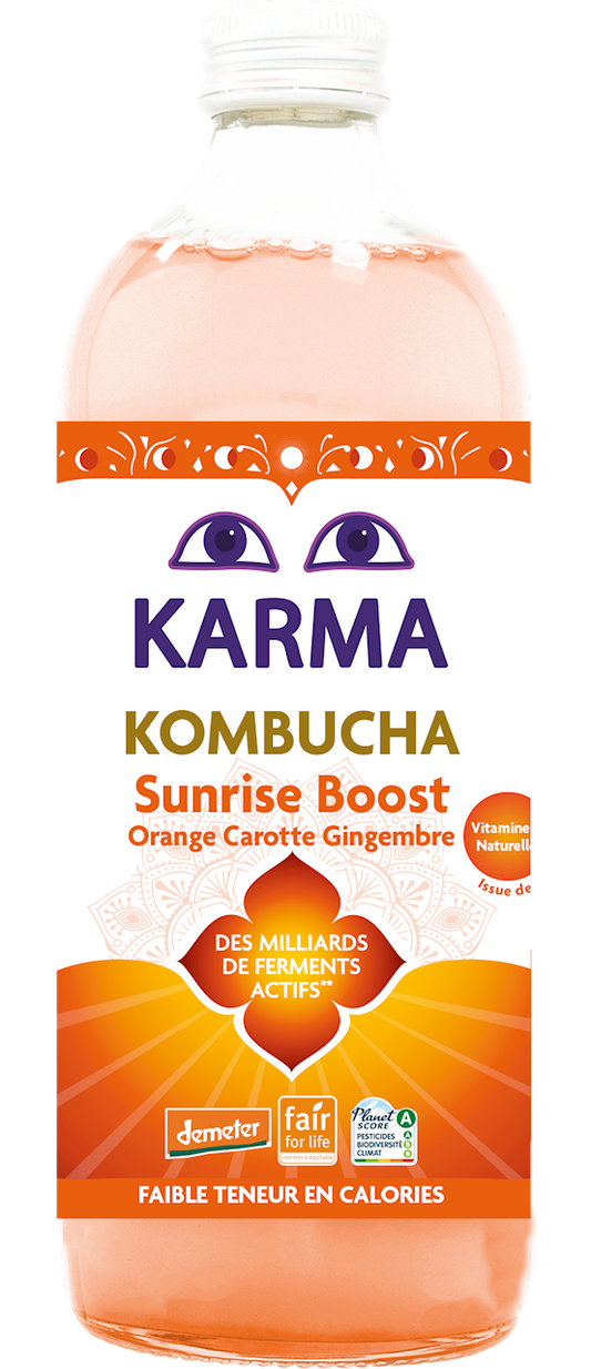 KOMBUCHA SUNRISE BOOST FAIR FOR LIFE DEMETER BIO 1 L - KARMA