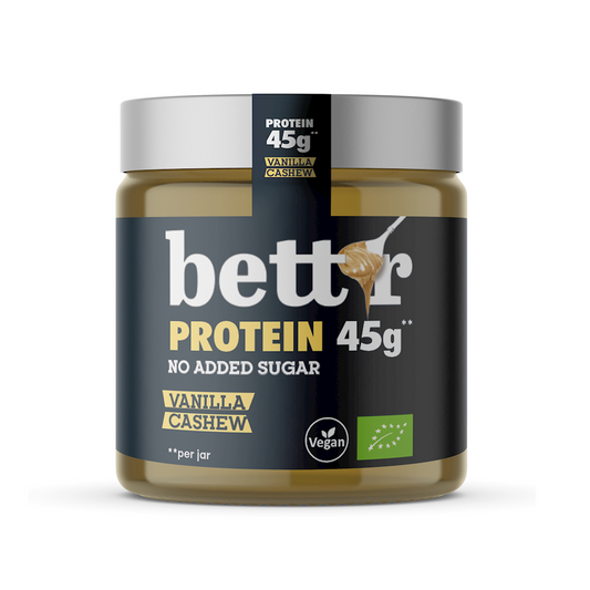 KREM PROTEINOWY Z ORZECHÓW NERKOWCA Z WANILIĄ BEZ DODATKU CUKRÓW BIO...