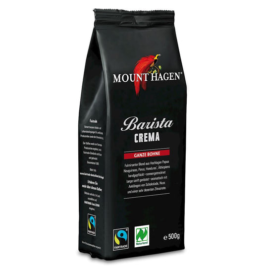 KAWA ZIARNISTA ARABICA 100 % BARISTA CREMA FAIR TRADE BIO 500 g - MOUNT...