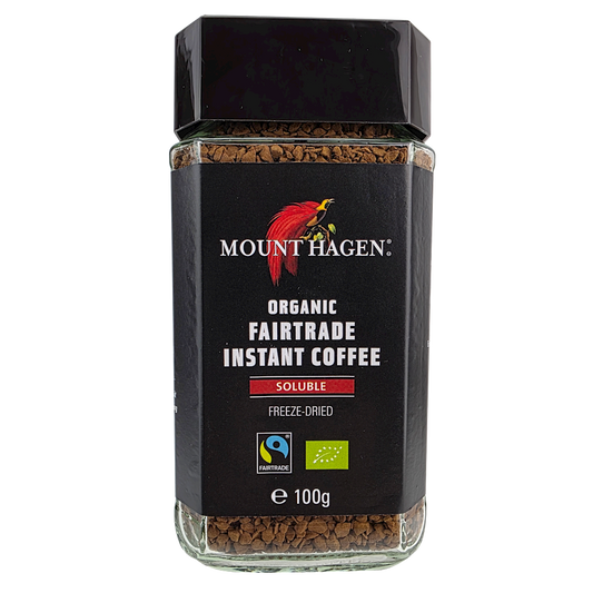 KAWA ROZPUSZCZALNA ARABICA/ROBUSTA FAIR TRADE BIO 100 g - MOUNT HAGEN