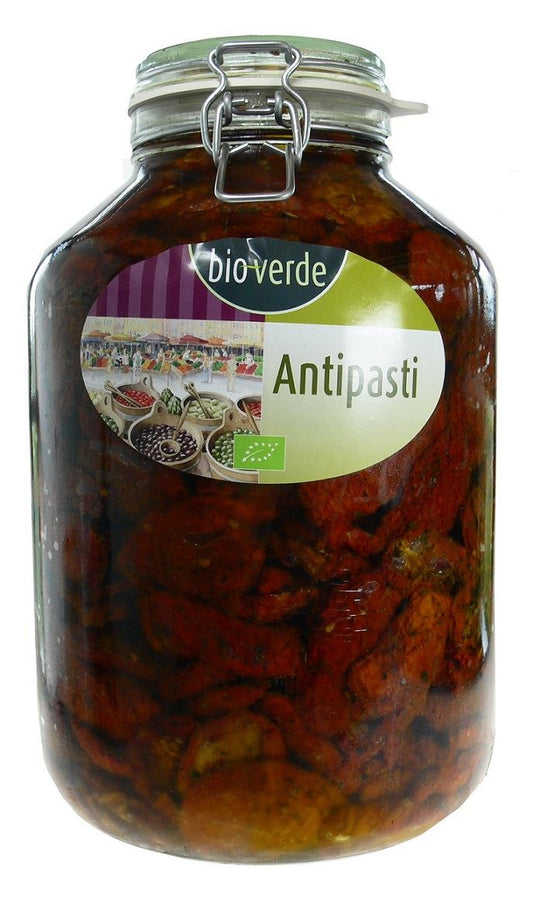 POMIDORY SUSZONE NA SŁOŃCU W OLEJU BIO 4,75 kg (SŁOIK) - BIO-VERDE