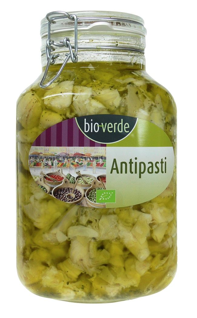 KARCZOCHY SERCA Z ZIOŁAMI W OLEJU BIO 2,9 kg (SŁOIK) - BIO VERDE