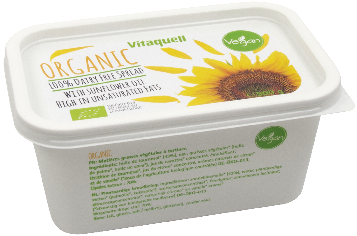 MARGARYNA BEZ OLEJU PALMOWEGO BIO 250 g - VITAQUELL