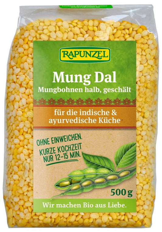 FASOLA MUNG OBRANA POŁÓWKI NA DAL BIO 500 g - RAPUNZEL