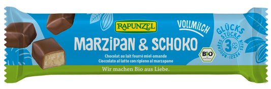 BATONIKI MARCEPANOWE Z MIODEM W CZEKOLADZIE MLECZNEJ BIO 50 g - RAPUNZEL