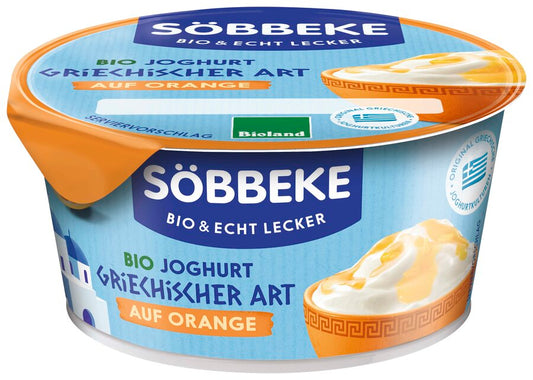 JOGURT TYPU GRECKIEGO Z POMARAŃCZĄ IO 150 g - SOBBEKE