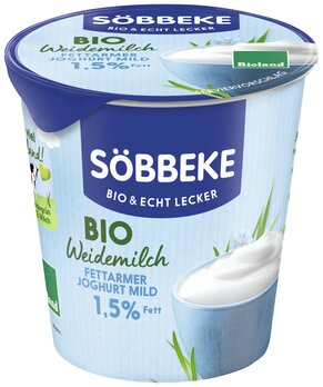JOGURT NATURALNY 1,5 % BIO 150 g - SOBBEKE