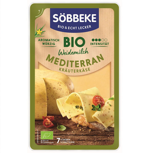 SER DOJRZEWAJĄCY ŚRÓDZIEMNOMORSKI Z ZIOŁAMI BIO 125 g - SOBBEKE