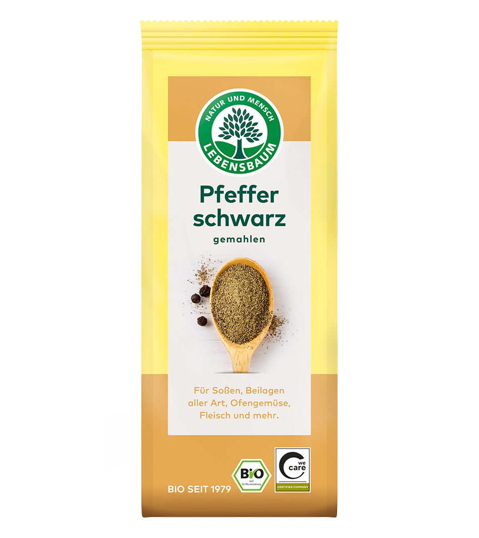 PIEPRZ CZARNY MIELONY BIO 50 g - LEBENSBAUM