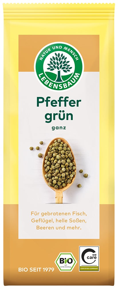 PIEPRZ ZIELONY ZIARNISTY BIO 35 g - LEBENSBAUM
