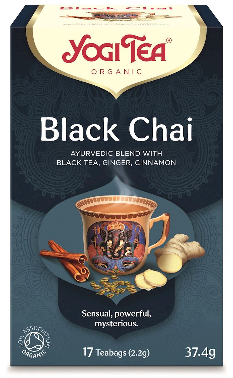HERBATA CZARNA Z IMBIREM I CYNAMONEM (BLACK CHAI) BIO (17 x 2,2 g) 37,4...