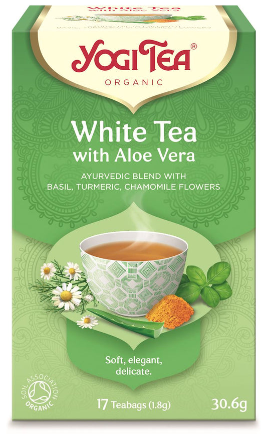HERBATA BIAŁA Z ALOESEM (WHITE TEA WITH ALOE VERA) BIO (17 x 1,8 g)...