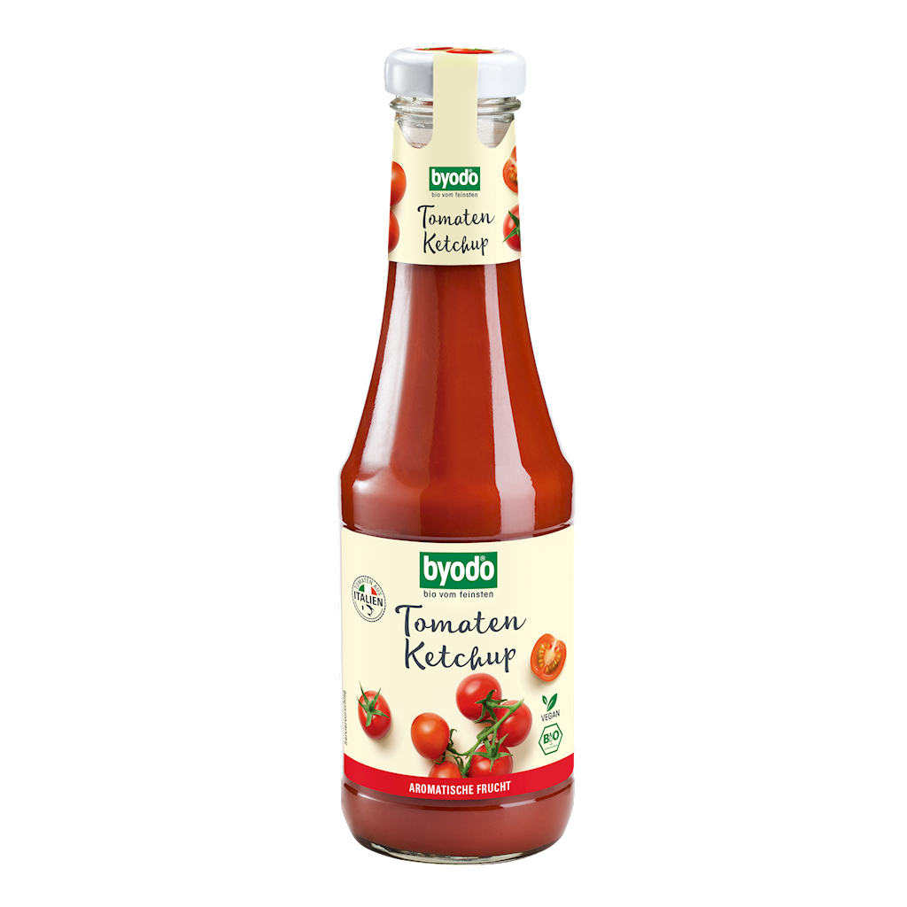 KETCHUP ŁAGODNY BEZGLUTENOWY BIO 500 ml - BYODO