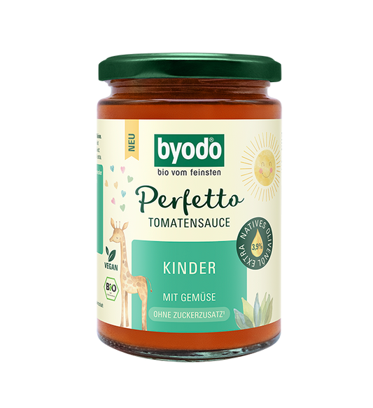 SOS POMIDOROWY Z WARZYWAMI DLA DZIECI BIO 340 ml - BYODO