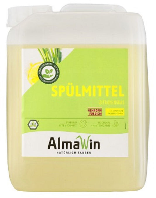 PŁYN DO MYCIA NACZYŃ TRAWA CYTRYNOWA (KONCENTRAT) ECO 5 L - ALMAWIN