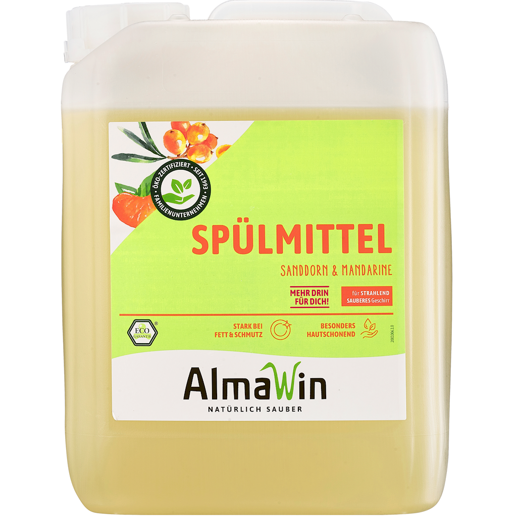 PŁYN DO MYCIA NACZYŃ ROKITNIKOWO - MANDARYNKOWY (KONCENTRAT) ECO 5 L...