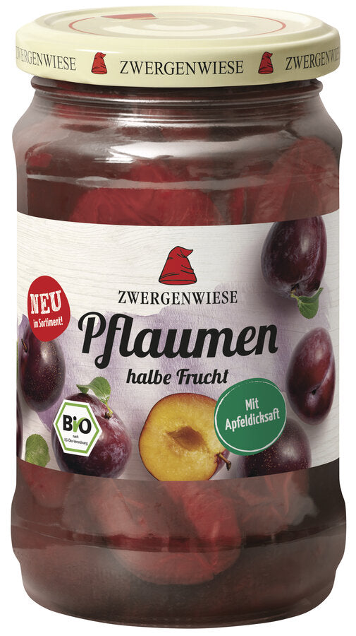 ŚLIWKI POŁÓWKI W LEKKIM SYROPIE BEZGLUTENOWE BIO 360 g (180 g)...
