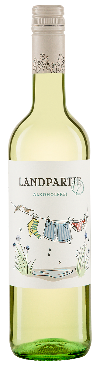 WINO BEZALKOHOLOWE CUVÉE BIAŁE SŁODKIE BIO 750 ml - LANDPARTIE (RIEGEL)