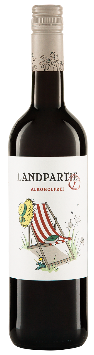 WINO BEZALKOHOLOWE CUVÉE CZERWONE SŁODKIE BIO 750 ml - LANDPARTIE (RIEGEL)