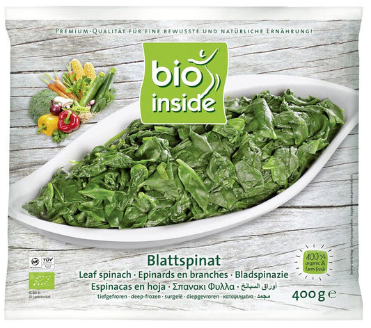 SZPINAK MROŻONY BEZGLUTENOWY BIO 400 g - BIO INSIDE
