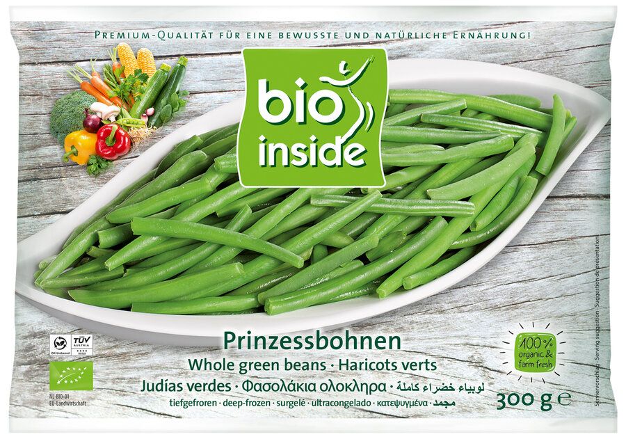 FASOLKA ZIELONA MROŻONA BEZGLUTENOWA BIO 300 g - BIO INSIDE