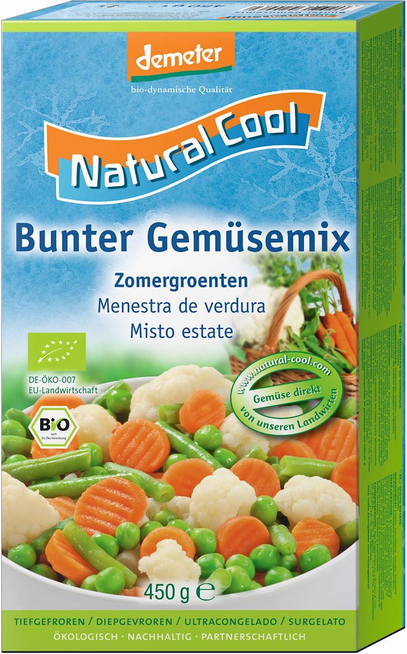 MIX WARZYW MROŻONYCH DEMETER BIO 450 g - NATURALCOOL