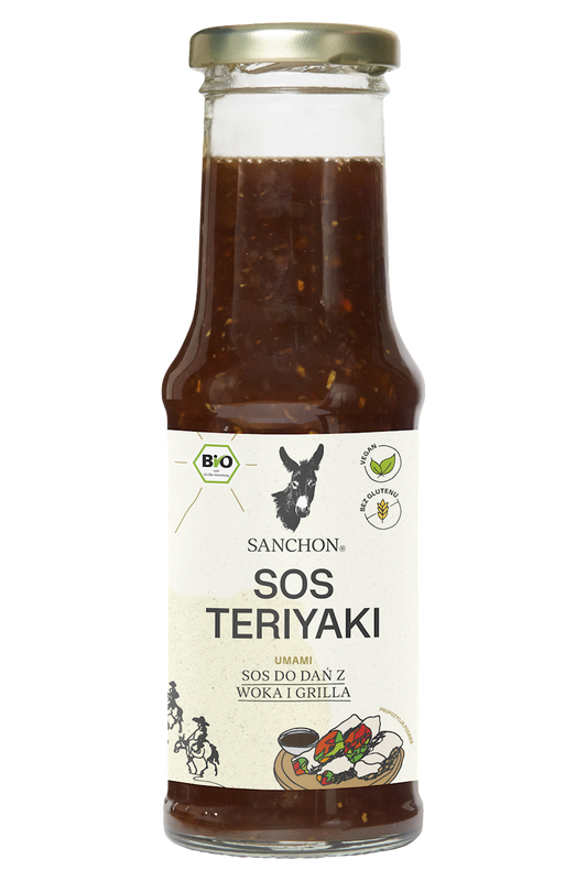 SOS SOJOWY SŁODKI TERIYAKI BEZGLUTENOWY BIO 210 ml - SANCHON