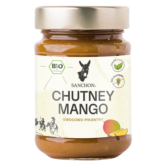 SOS MANGO CHUTNEY BEZGLUTENOWY BIO 200 g - SANCHON