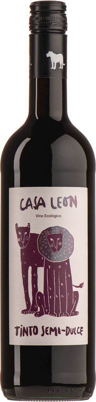 WINO CZERWONE WYTRAWNE BIO 0,75 L (HISZPANIA) - CASA LEON