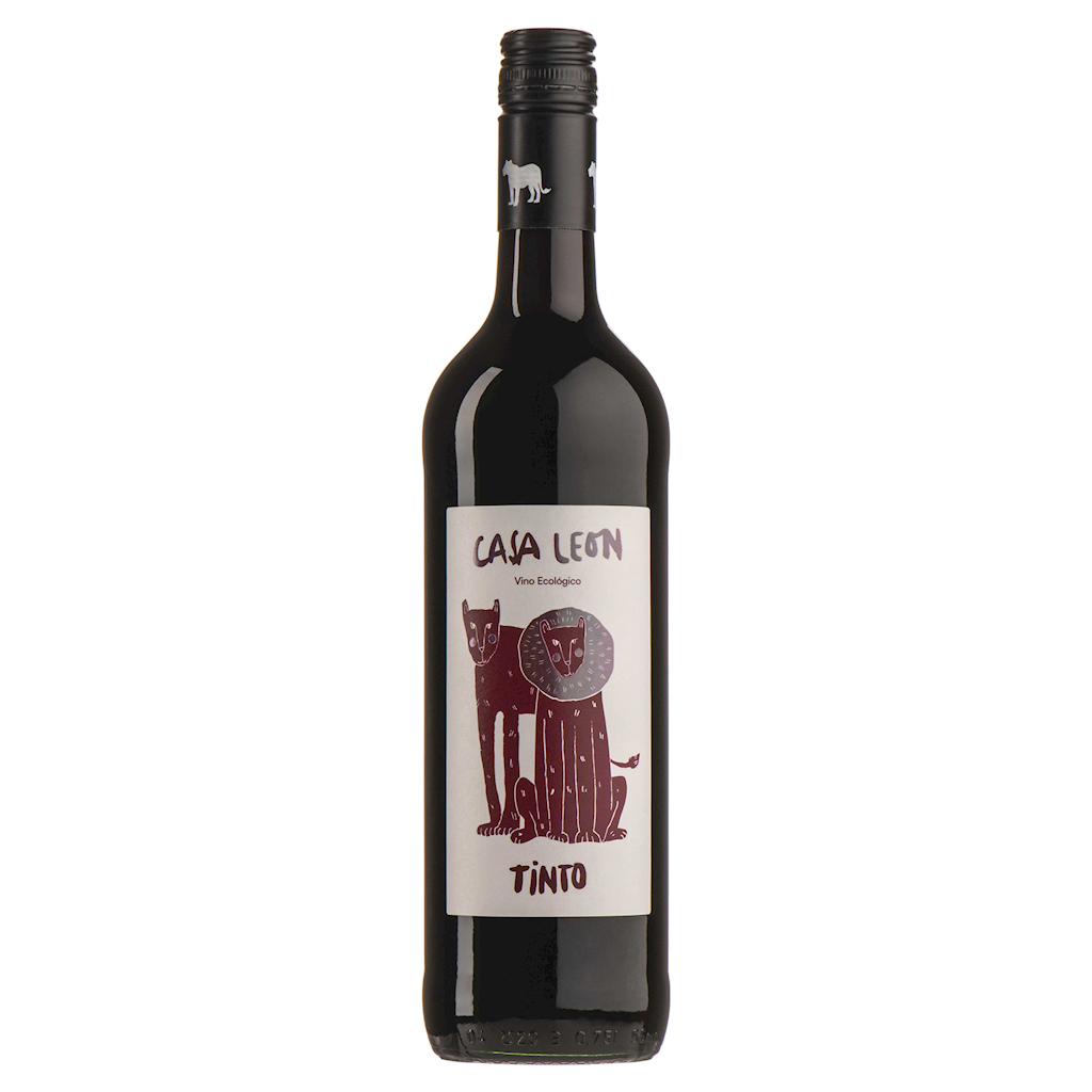 WINO CZERWONE WYTRAWNE BIO 0,75 L (HISZPANIA) - CASA LEON