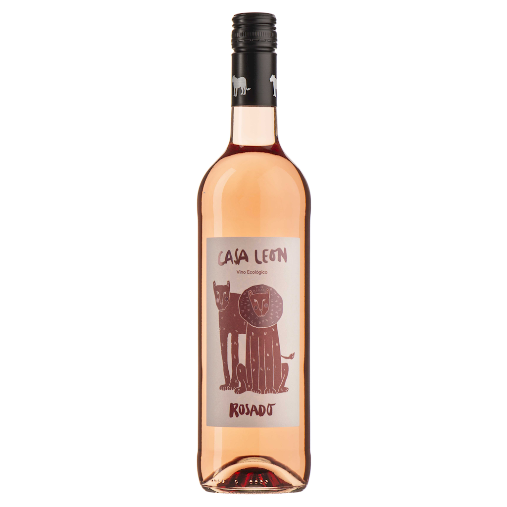 WINO RÓŻOWE WYTRAWNE BIO 0,75 L (HISZPANIA) - CASA LEON
