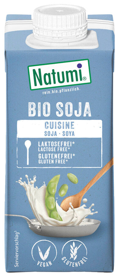 KREM SOJOWY DO GOTOWANIA I PIECZENIA BEZGLUTENOWY BIO 200 ml - NATUMI