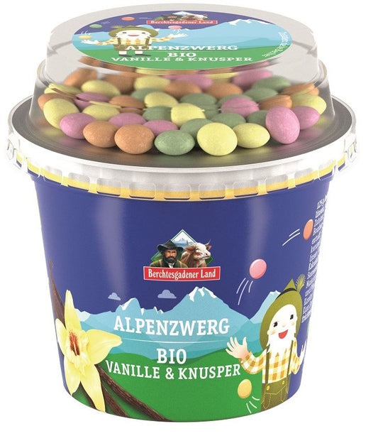 JOGURT WANILIOWY Z KOLOROWYMI DRAŻETKAMI CZEKOLADOWYMI BIO 137 g...