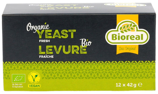 DROŻDŻE ŚWIEŻE BIO 42 g - BIOREAL
