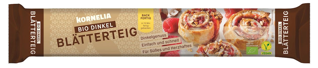 CIASTO FRANCUSKIE ORKISZOWE BIO 270 g - DONAU STRUDEL (KORNELIA)