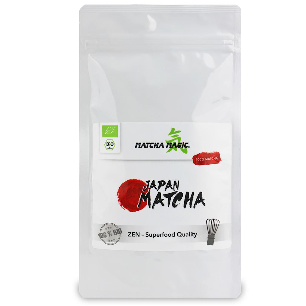 HERBATA ZIELONA MATCHA JAPOŃSKA BIO 100 g - MATCHA MAGIC (DOYPACK)