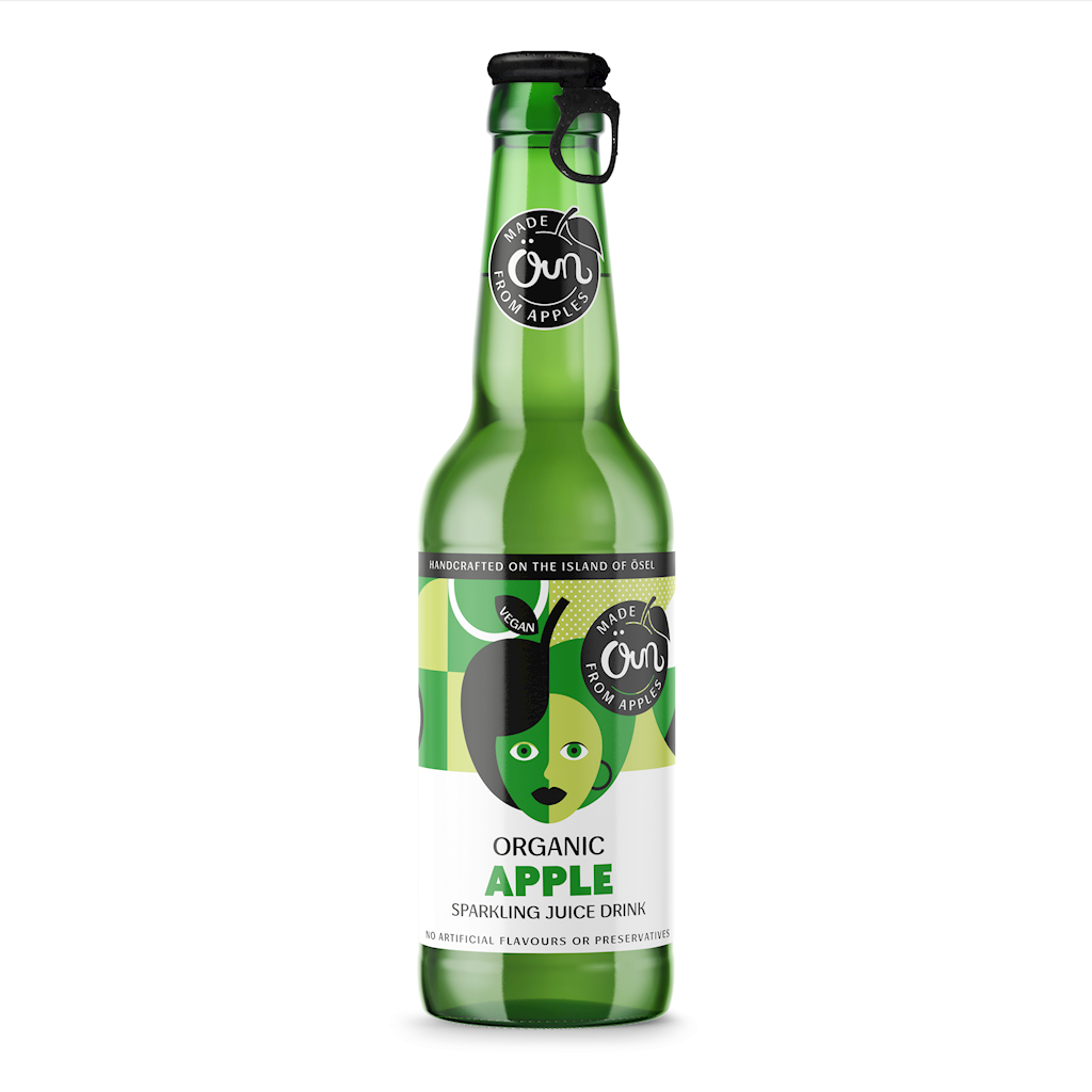 NAPÓJ MUSUJĄCY JABŁKOWY BIO 330 ml - OUN