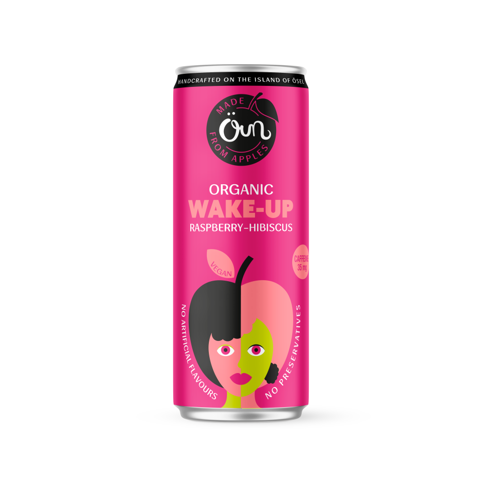 NAPÓJ MUSUJĄCY NA POBUDZENIE MALINA - HIBISKUS BIO 250 ml - OUN
