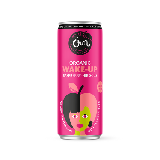 NAPÓJ MUSUJĄCY NA POBUDZENIE MALINA - HIBISKUS BIO 250 ml - OUN